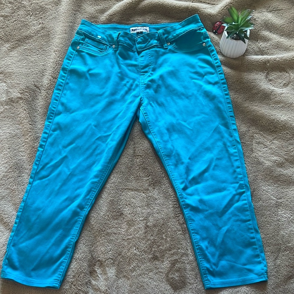 Nygard Vibrant Blue Ankle Skinny Pants - Size 14 - Picture 8 of 16